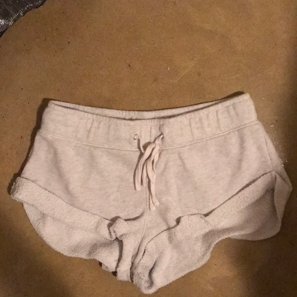 Forever 21 white cozy sleep shorts